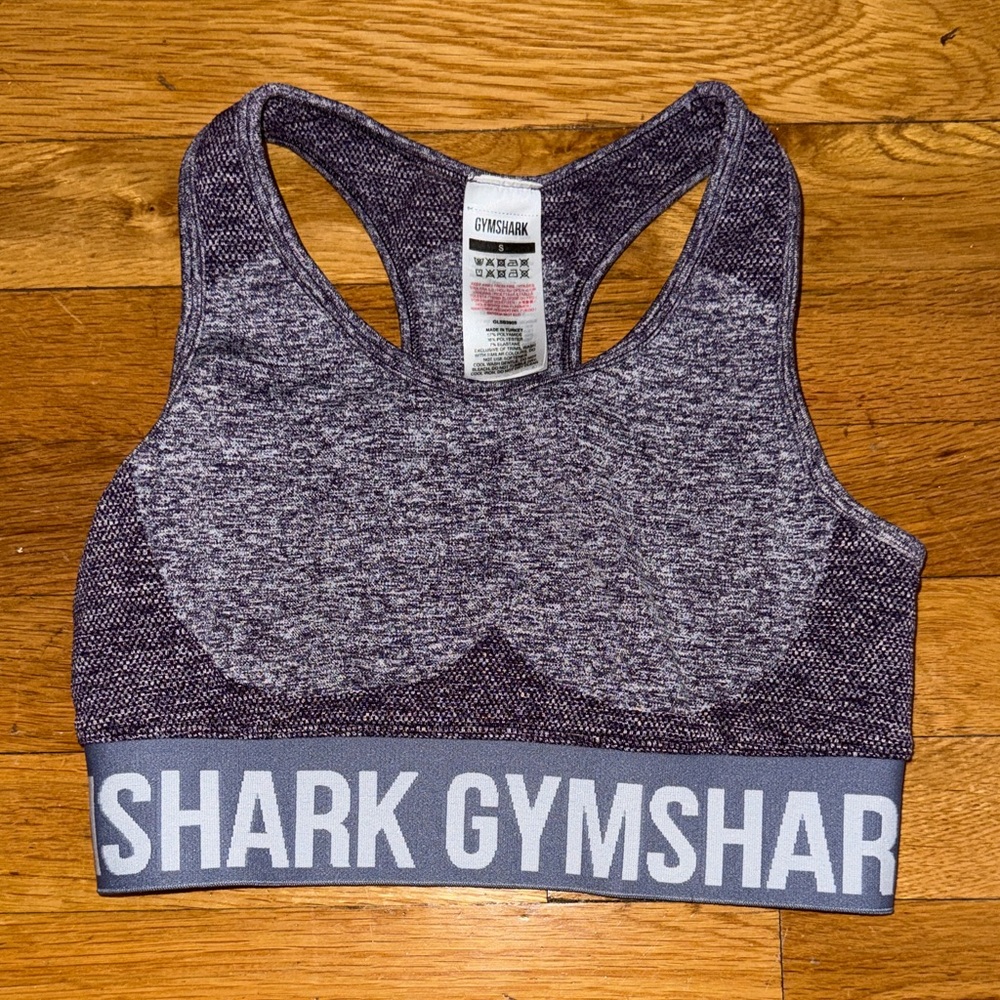 Gymshark Heathered Purple Sports Bra